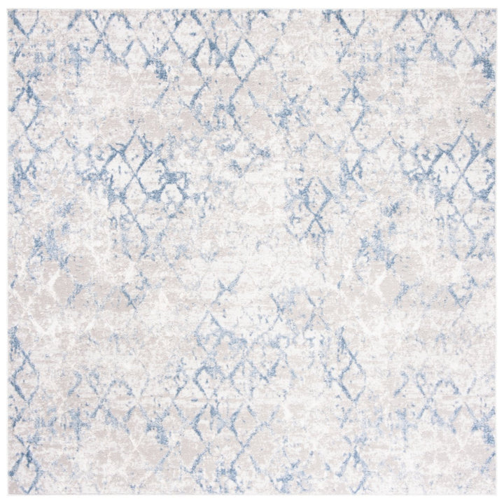 SAFAVIEH Amelia Collection ALA783G Light Grey / Blue Rug Image 5