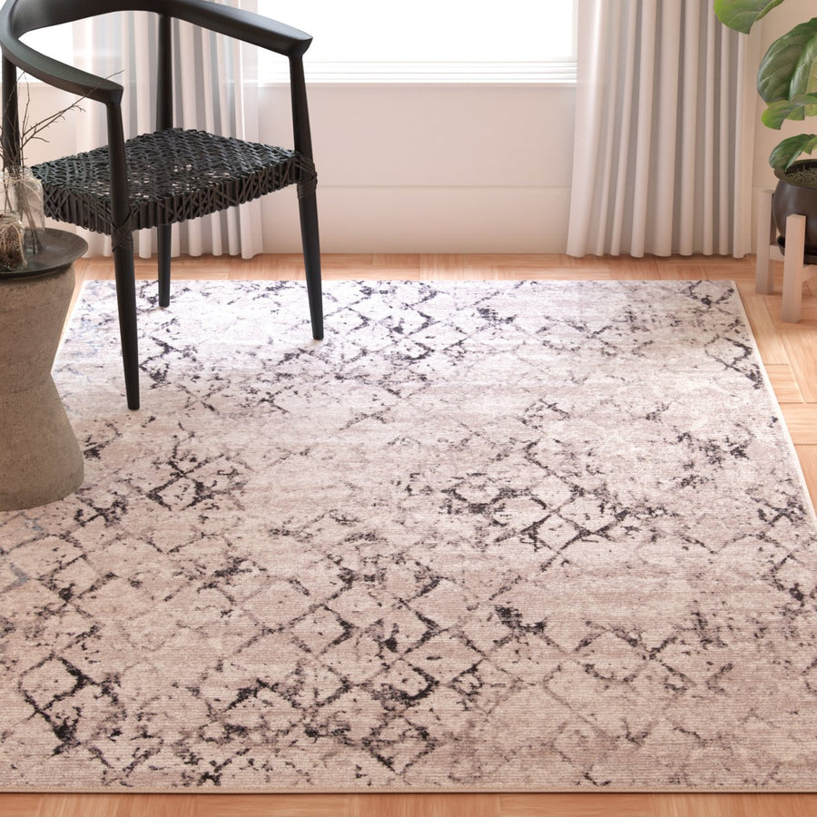 SAFAVIEH Amelia Collection ALA783F Grey / Light Grey Rug Image 1