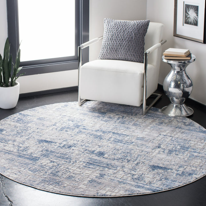 SAFAVIEH Amelia Collection ALA786M Blue / Grey Rug Image 8