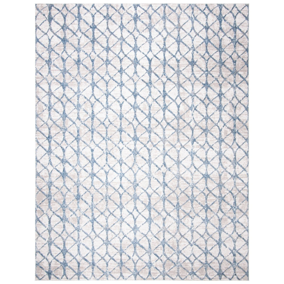 SAFAVIEH Amelia Collection ALA792F Grey / Blue Rug Image 1