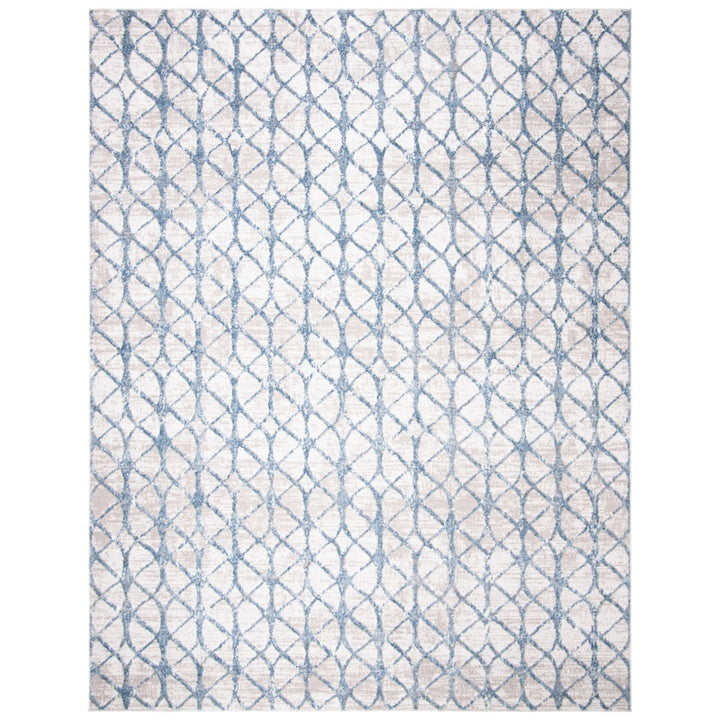 SAFAVIEH Amelia Collection ALA792F Grey / Blue Rug Image 1