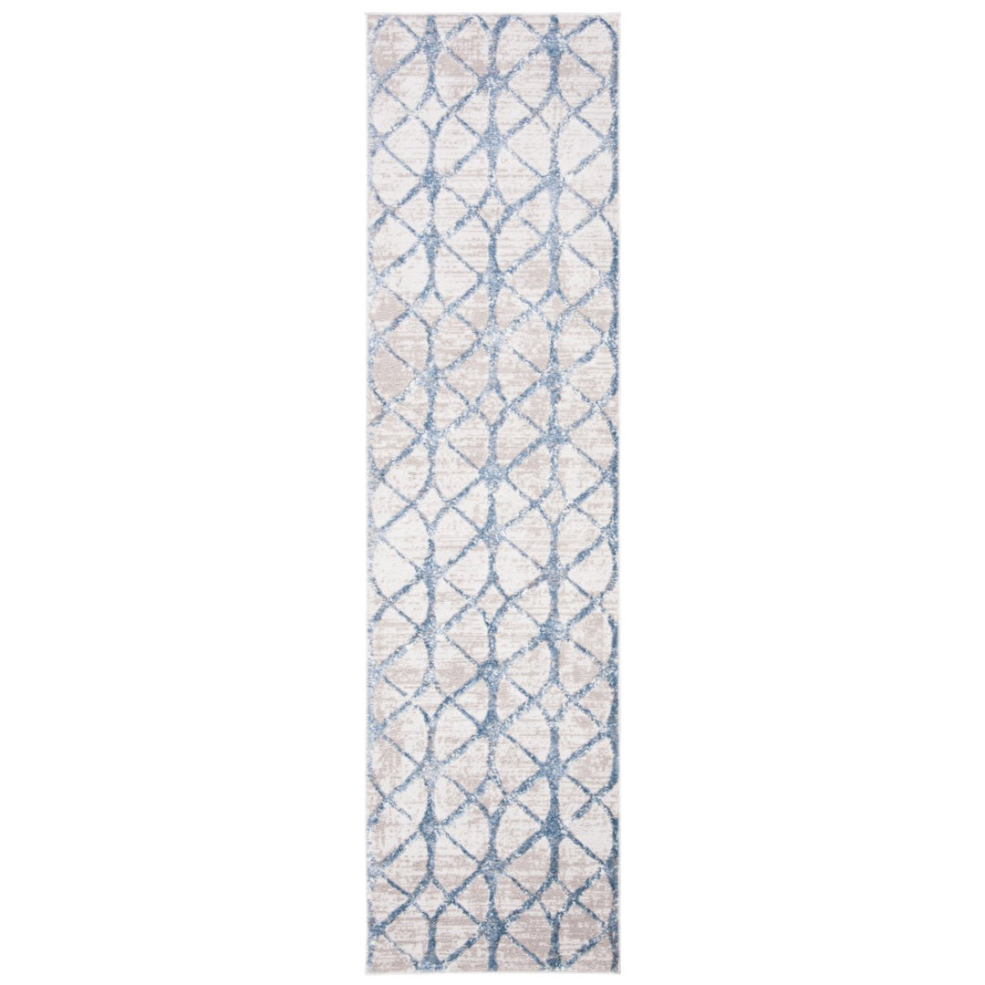 SAFAVIEH Amelia Collection ALA792F Grey / Blue Rug Image 2