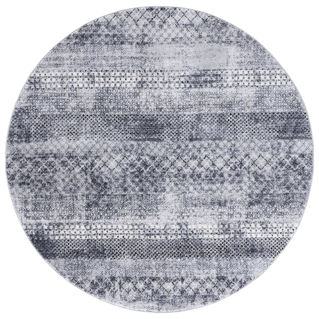 SAFAVIEH Amelia Collection ALA761F Grey / Ivory Rug Image 4