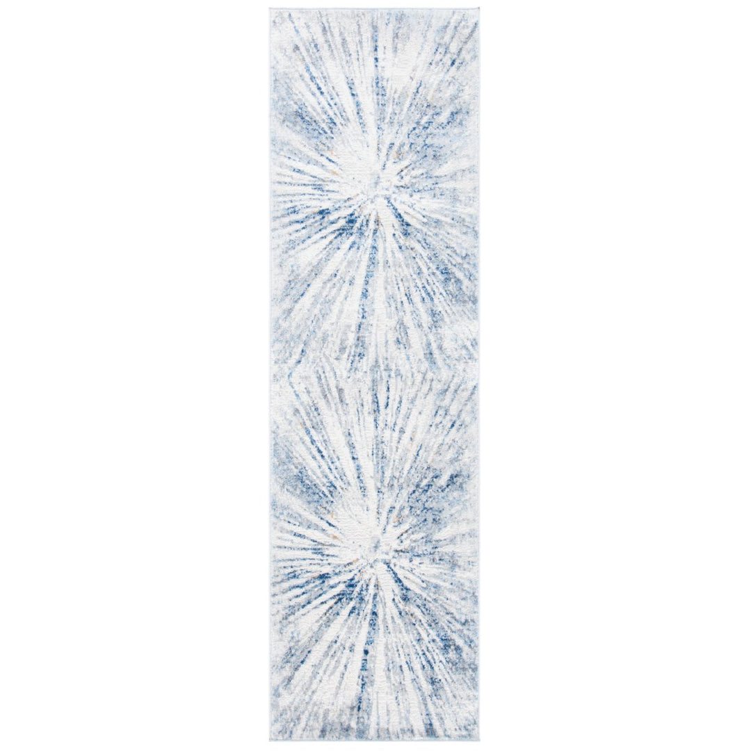 SAFAVIEH Amelia Collection ALA449F Grey / Blue Rug Image 5