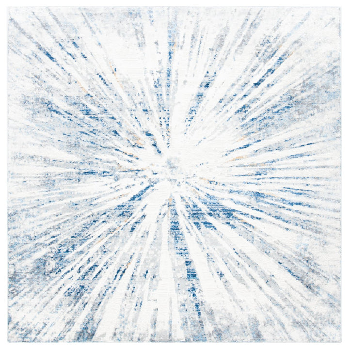 SAFAVIEH Amelia Collection ALA449F Grey / Blue Rug Image 6