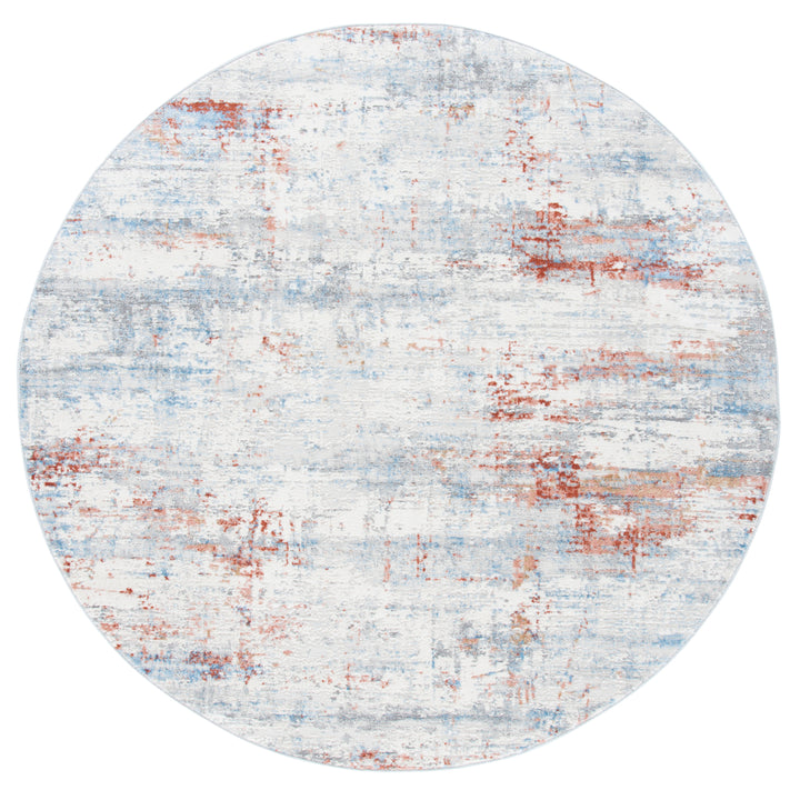 SAFAVIEH Amelia Collection ALA448B Ivory / Rust Rug Image 4