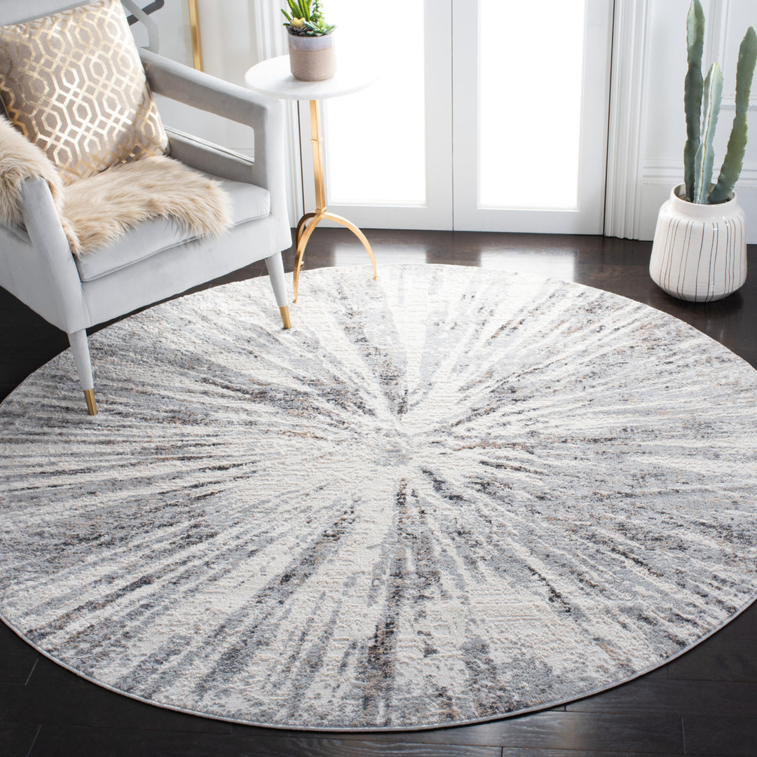 SAFAVIEH Amelia Collection ALA449H Grey / Gold Rug Image 2