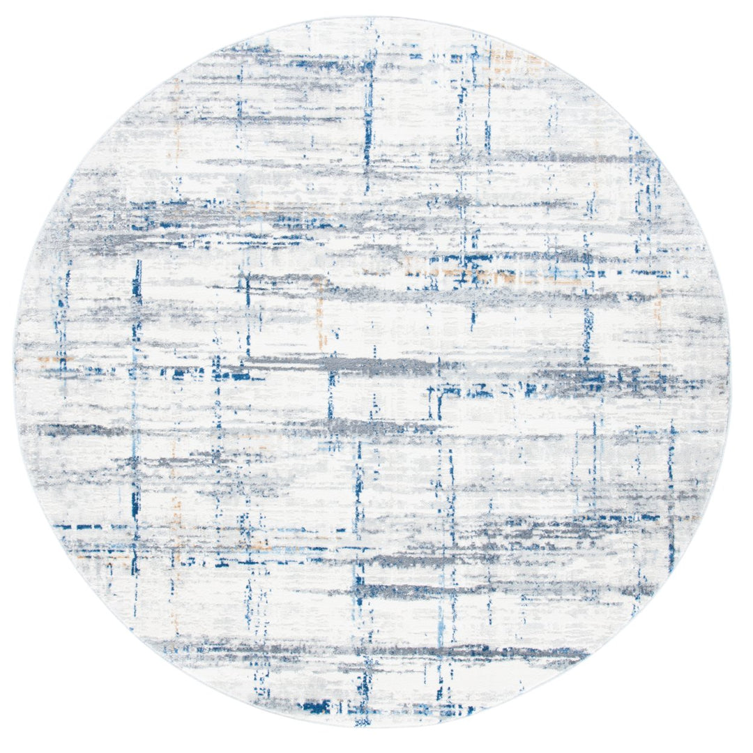 SAFAVIEH Amelia Collection ALA451F Grey / Blue Rug Image 4