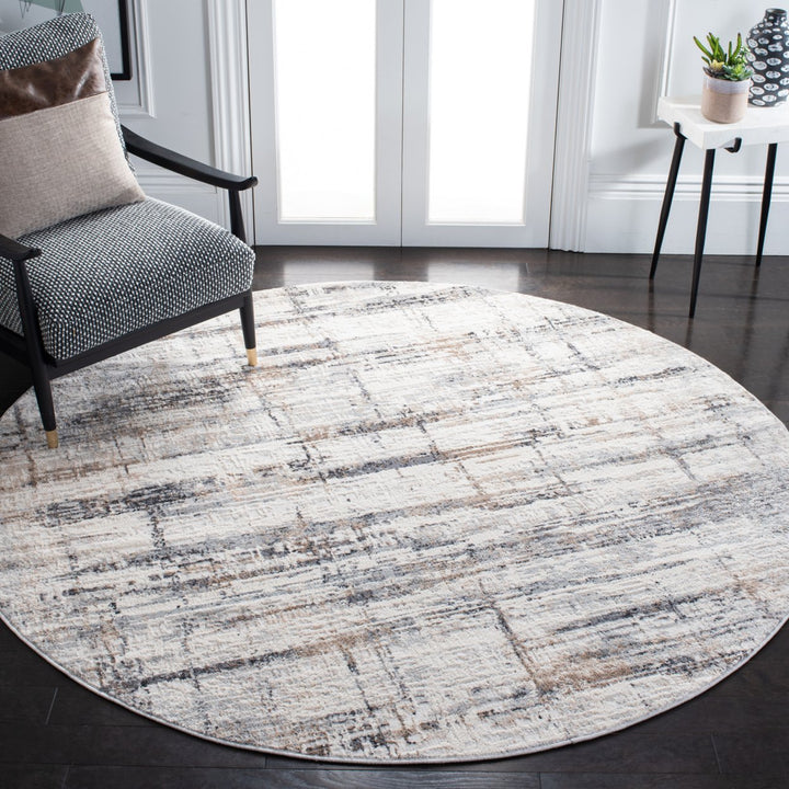 SAFAVIEH Amelia Collection ALA451G Grey / Gold Rug Image 2