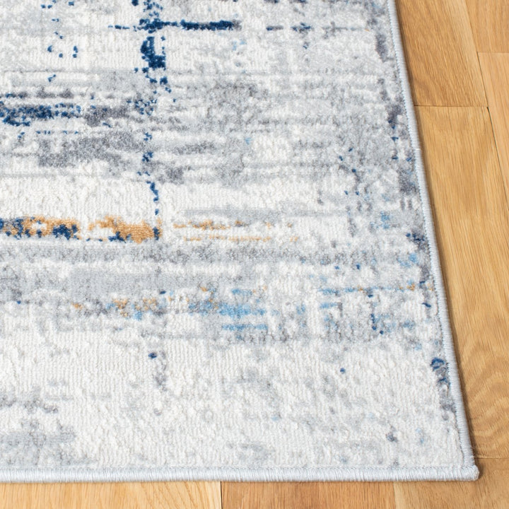 SAFAVIEH Amelia Collection ALA451F Grey / Blue Rug Image 7