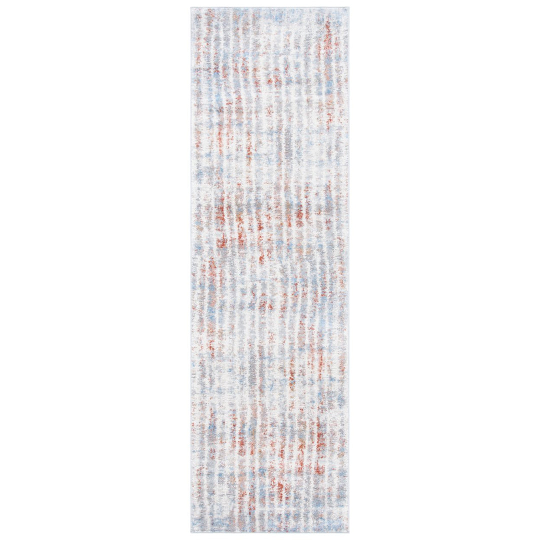 SAFAVIEH Amelia Collection ALA456F Grey / Rust Rug Image 1