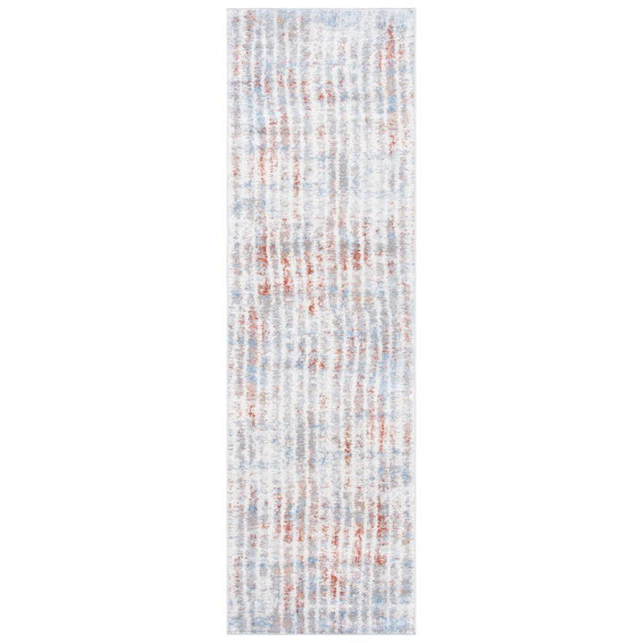 SAFAVIEH Amelia Collection ALA456F Grey / Rust Rug Image 1