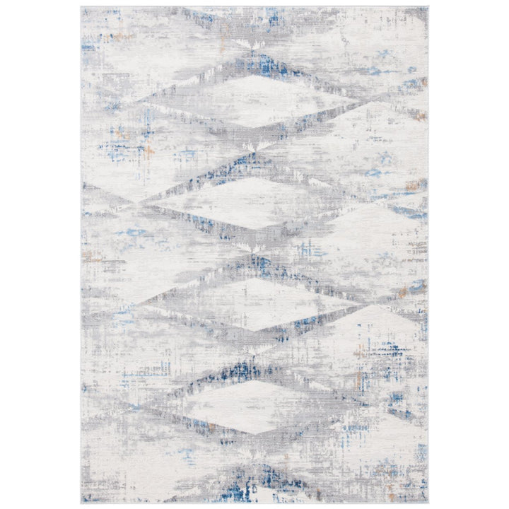 SAFAVIEH Amelia Collection ALA478A Ivory / Blue Rug Image 1