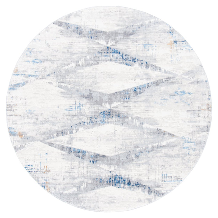 SAFAVIEH Amelia Collection ALA478A Ivory / Blue Rug Image 1