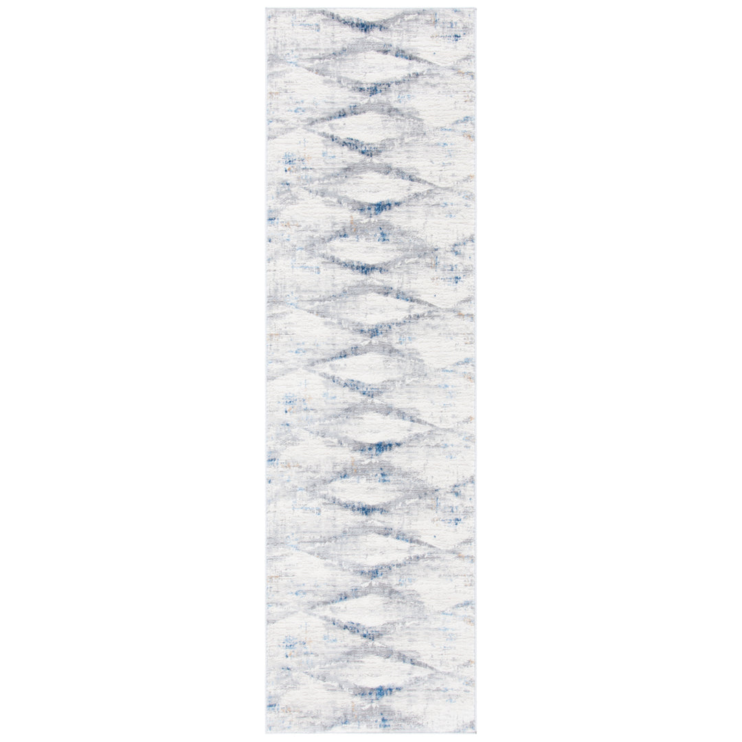 SAFAVIEH Amelia Collection ALA478A Ivory / Blue Rug Image 5