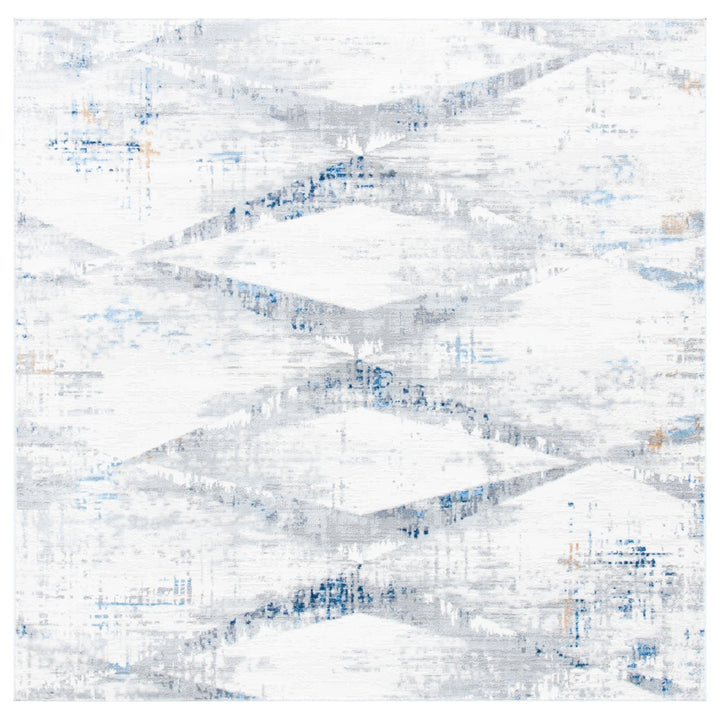 SAFAVIEH Amelia Collection ALA478A Ivory / Blue Rug Image 6