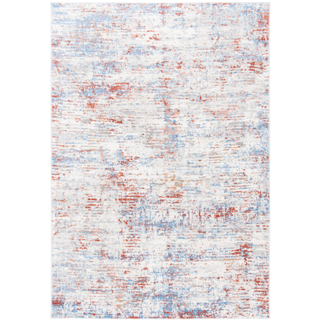 SAFAVIEH Amelia Collection ALA487B Ivory / Rust Rug Image 1