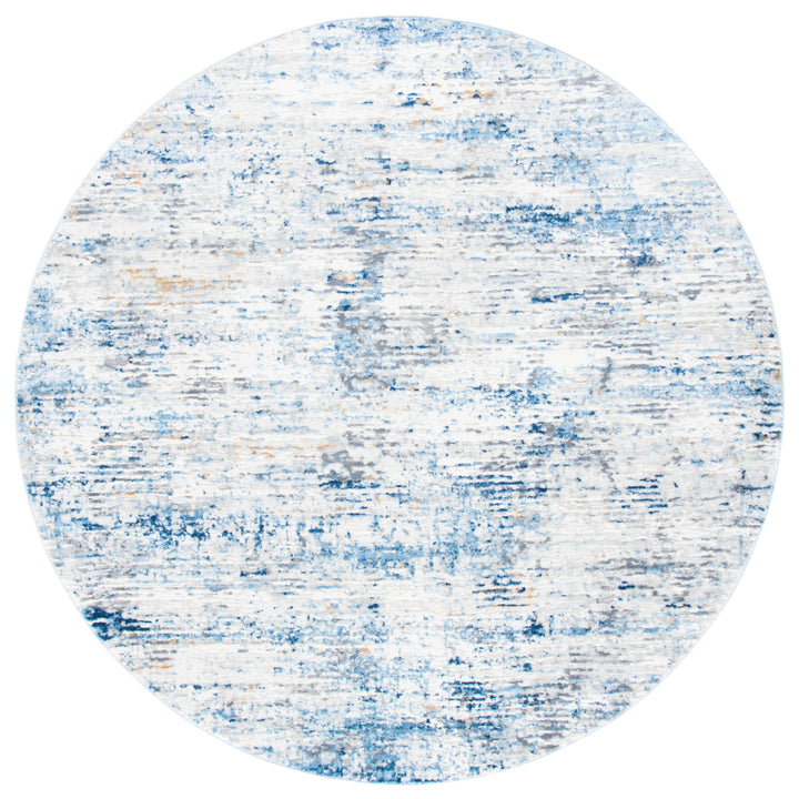 SAFAVIEH Amelia Collection ALA487A Ivory / Blue Rug Image 4