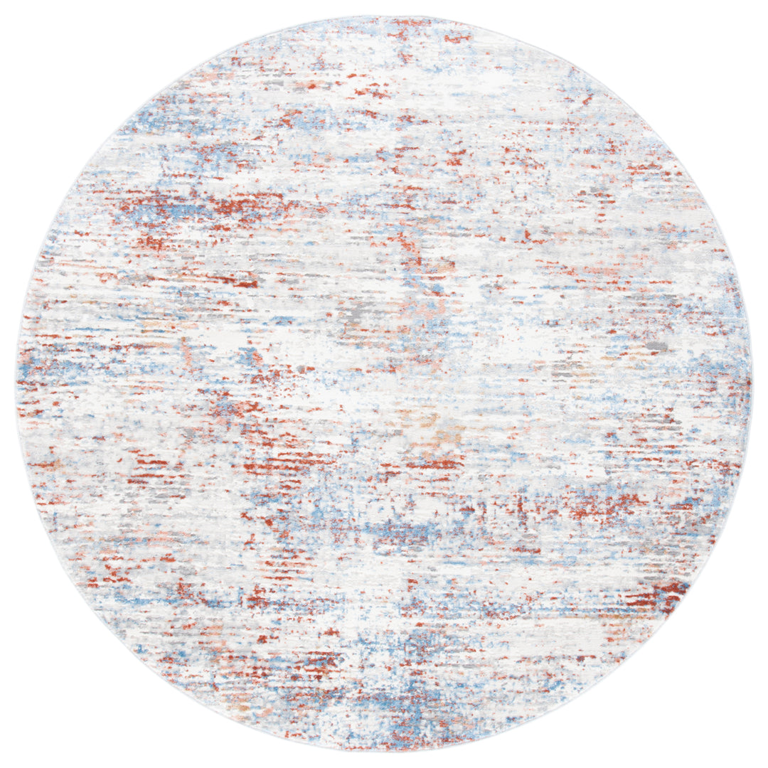 SAFAVIEH Amelia Collection ALA487B Ivory / Rust Rug Image 4