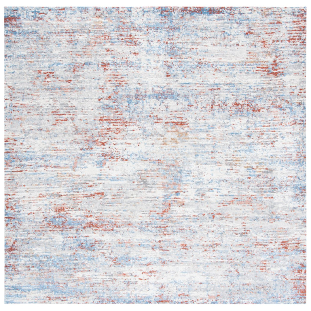 SAFAVIEH Amelia Collection ALA487B Ivory / Rust Rug Image 8