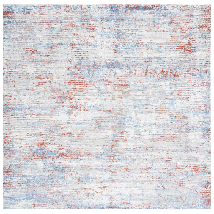 SAFAVIEH Amelia Collection ALA487B Ivory / Rust Rug Image 8