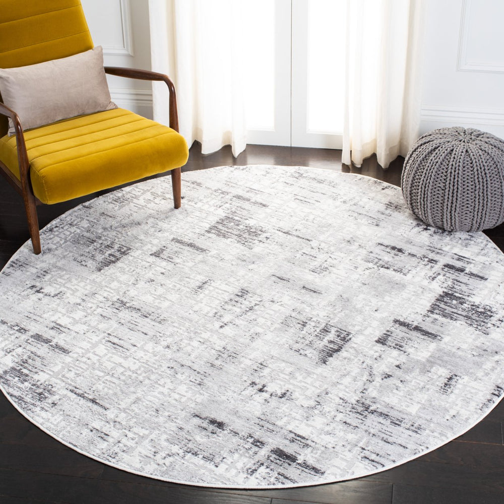 SAFAVIEH Amelia Collection ALA786F Grey / Charcoal Rug Image 2