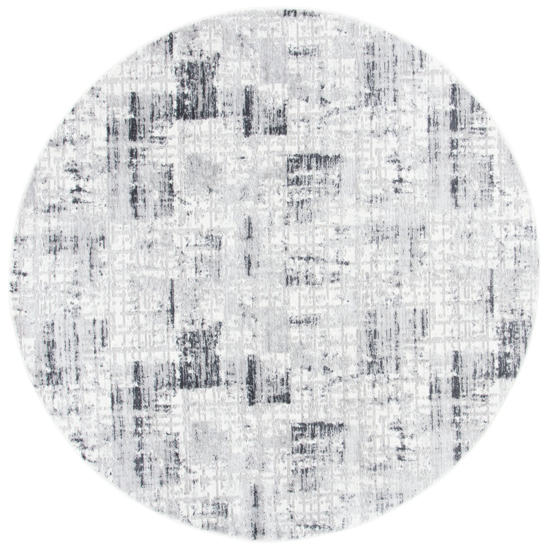 SAFAVIEH Amelia Collection ALA786F Grey / Charcoal Rug Image 4