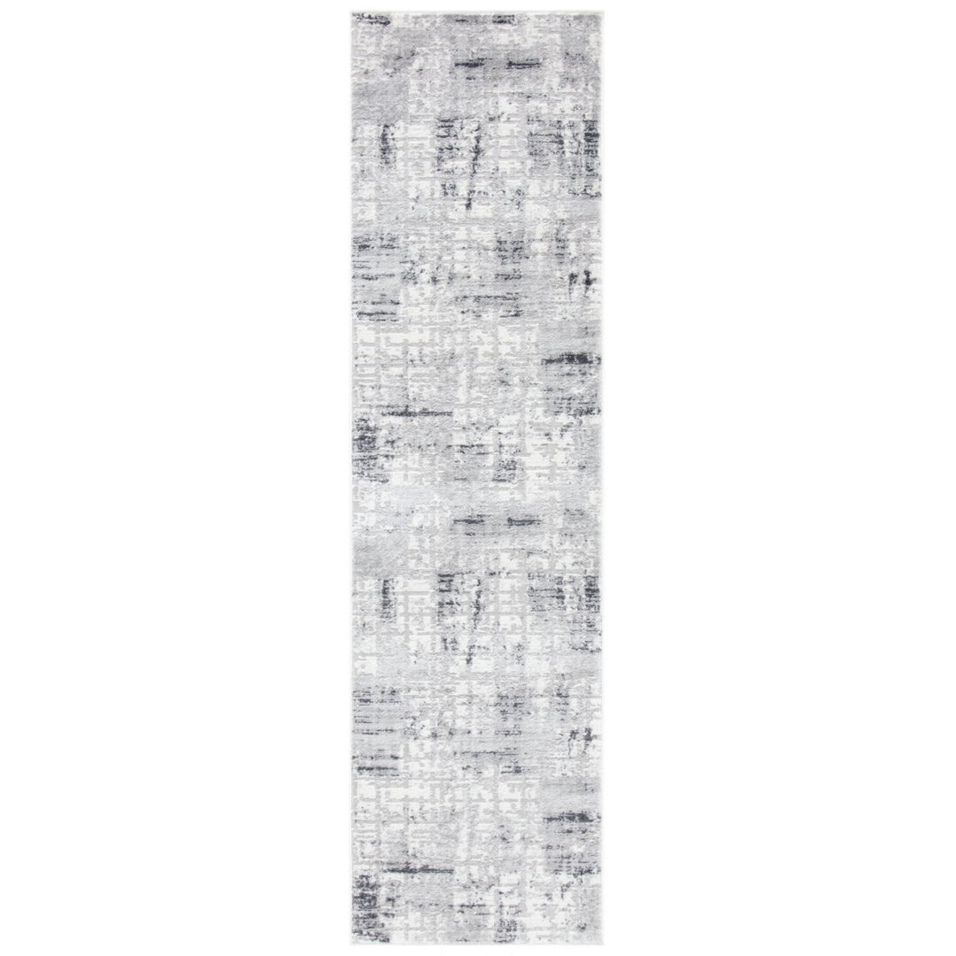 SAFAVIEH Amelia Collection ALA786F Grey / Charcoal Rug Image 1