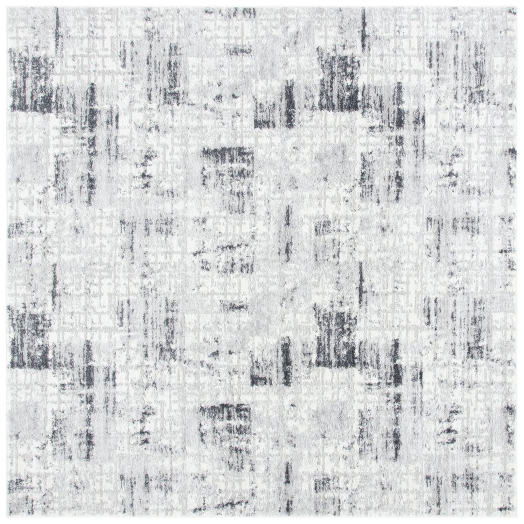 SAFAVIEH Amelia Collection ALA786F Grey / Charcoal Rug Image 1