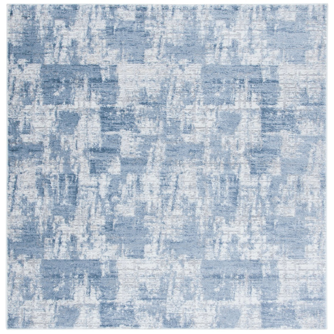 SAFAVIEH Amelia Collection ALA786A Ivory / Blue Rug Image 1