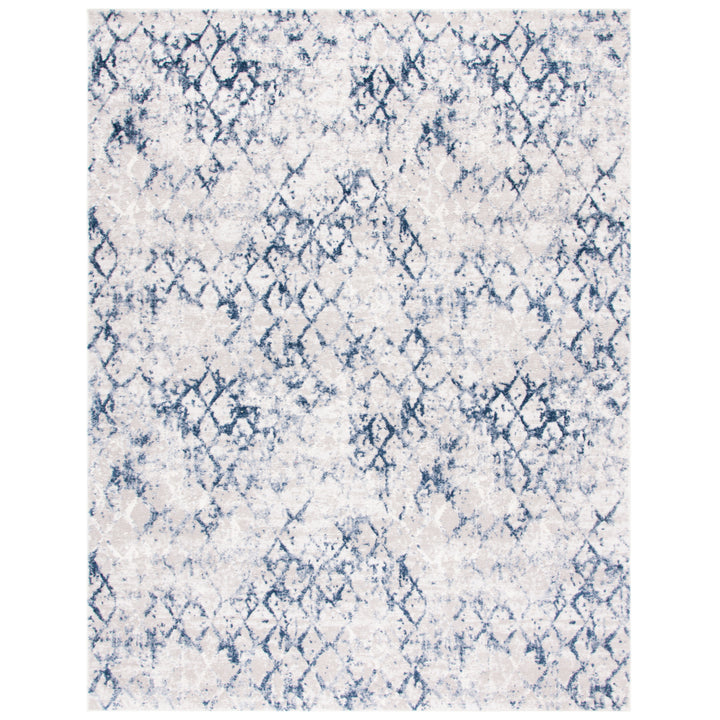 SAFAVIEH Amelia Collection ALA783H Grey / Navy Rug Image 1