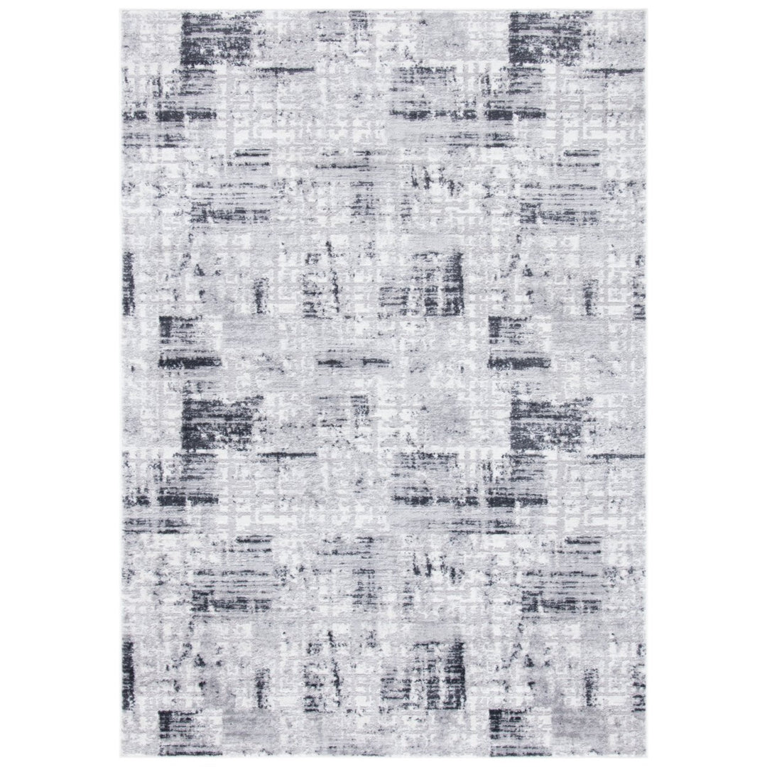 SAFAVIEH Amelia Collection ALA786F Grey / Charcoal Rug Image 1