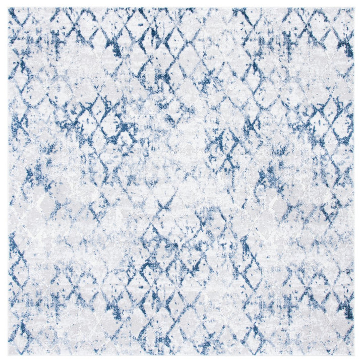 SAFAVIEH Amelia Collection ALA783H Grey / Navy Rug Image 1