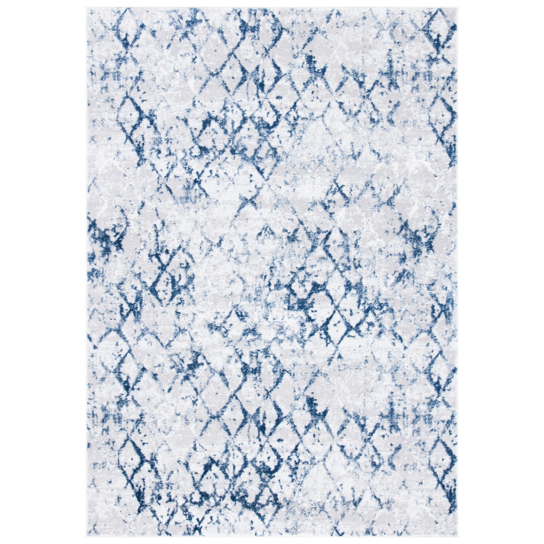 SAFAVIEH Amelia Collection ALA783H Grey / Navy Rug Image 10