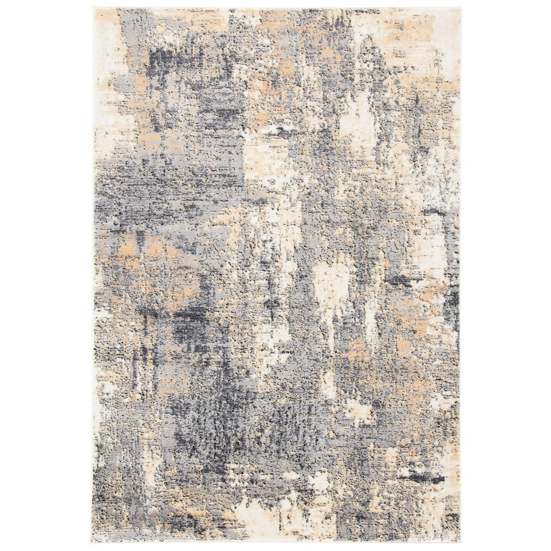 SAFAVIEH Amelia Collection ALA777H Grey / Gold Rug Image 1