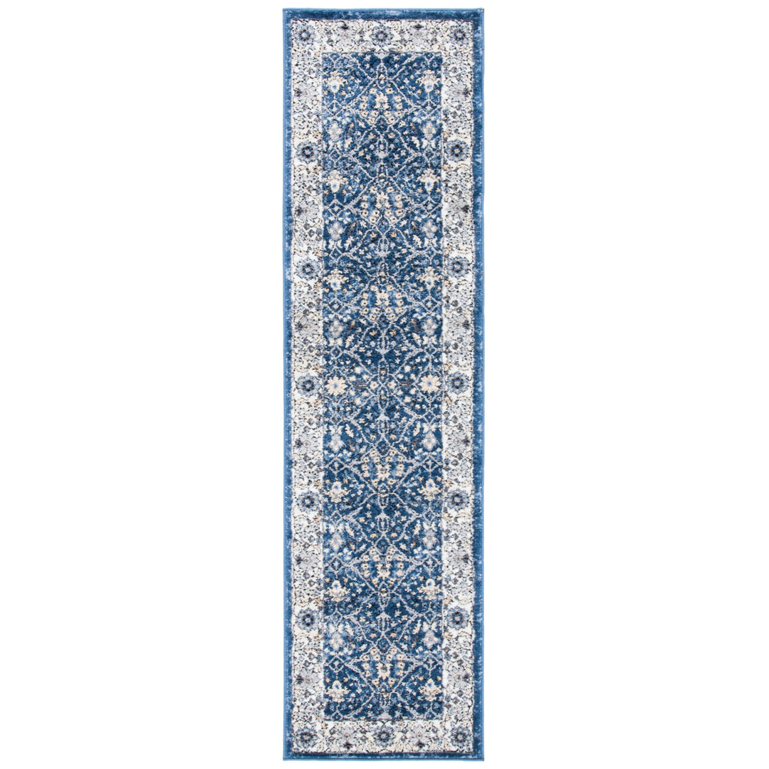 SAFAVIEH Amelia Collection ALA793N Navy / Ivory Rug Image 5