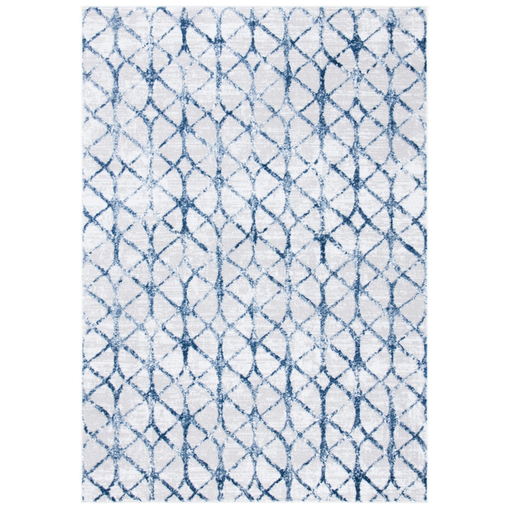 SAFAVIEH Amelia Collection ALA792G Grey / Navy Rug Image 10