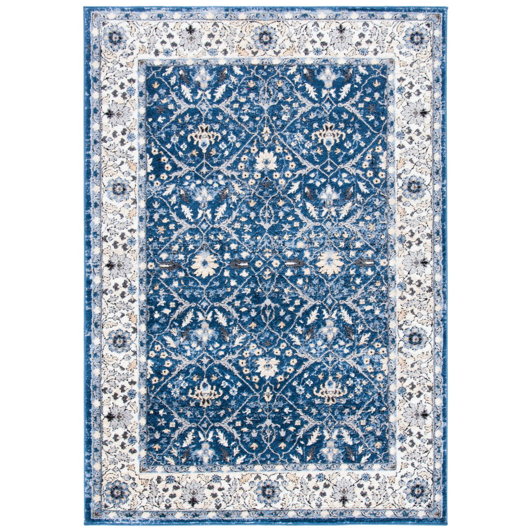 SAFAVIEH Amelia Collection ALA793N Navy / Ivory Rug Image 10