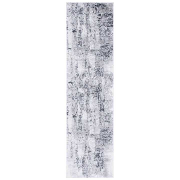 SAFAVIEH Amelia Collection ALA777F Grey / Ivory Rug Image 1