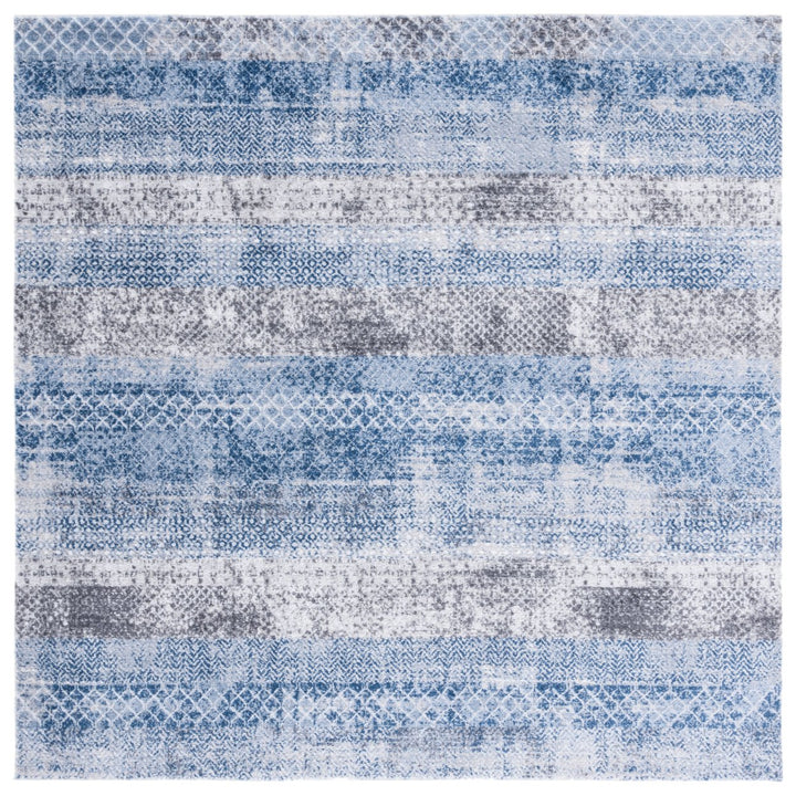 SAFAVIEH Amelia Collection ALA761N Navy / Grey Rug Image 1