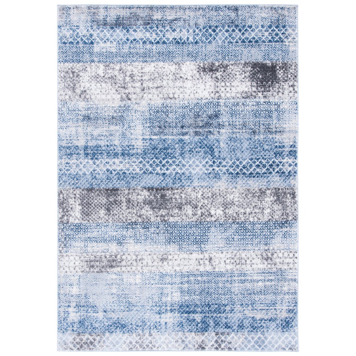 SAFAVIEH Amelia Collection ALA761N Navy / Grey Rug Image 1