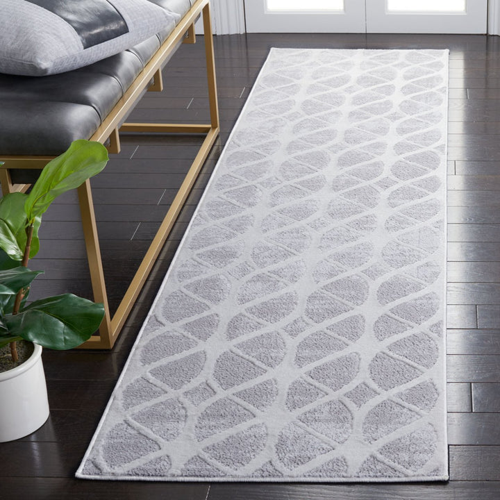 SAFAVIEH Amelia Collection ALA792H Grey / Ivory Rug Image 3