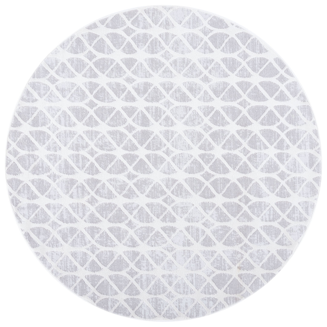 SAFAVIEH Amelia Collection ALA792H Grey / Ivory Rug Image 4