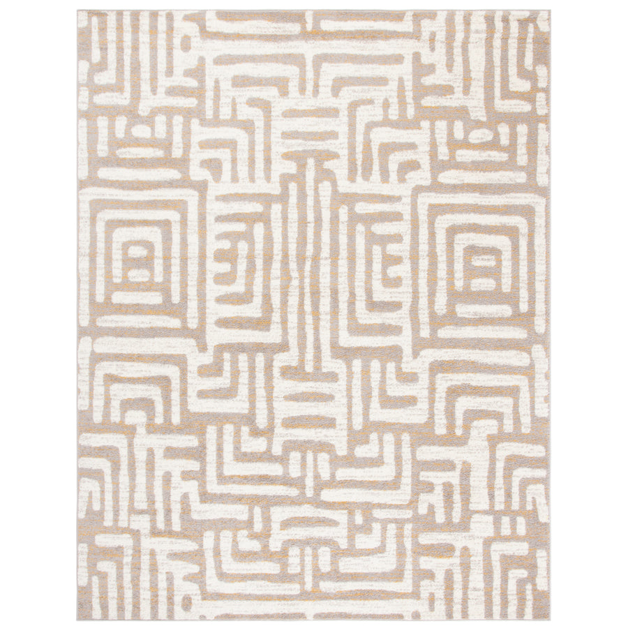 SAFAVIEH Amsterdam Collection AMS106A Ivory / Mauve Rug Image 1