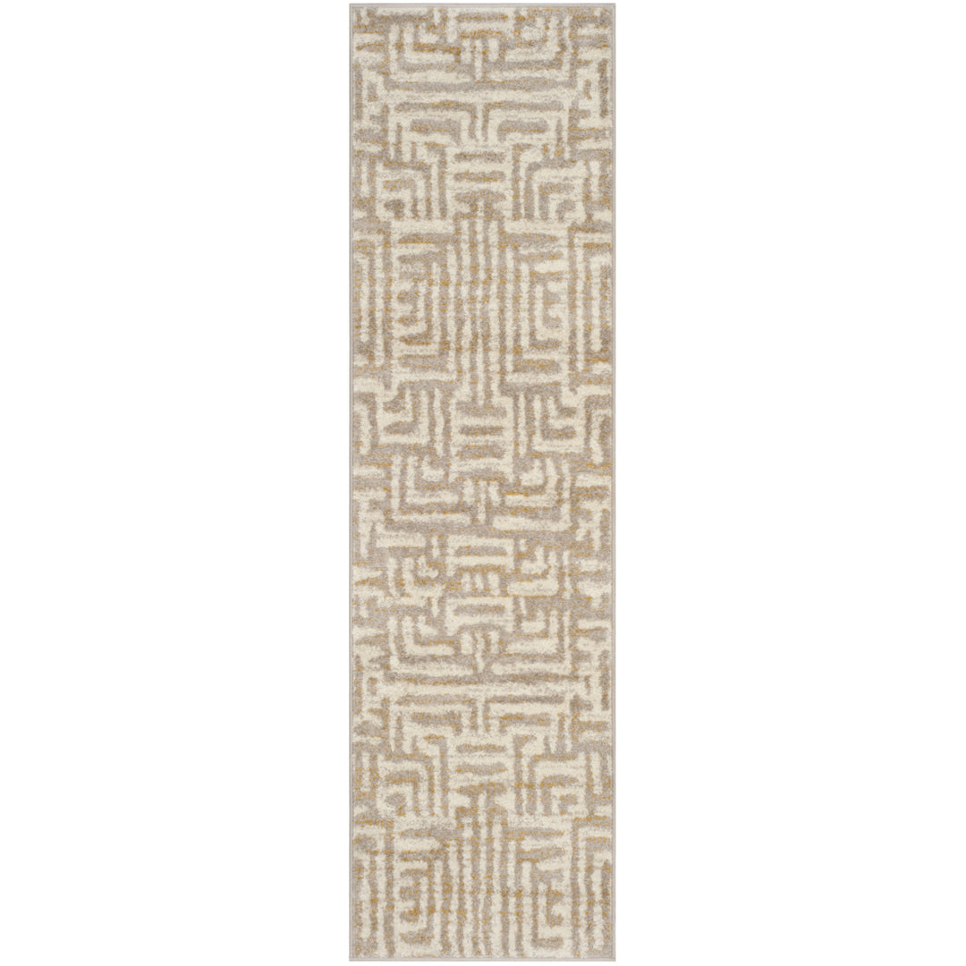 SAFAVIEH Amsterdam Collection AMS106A Ivory / Mauve Rug Image 5