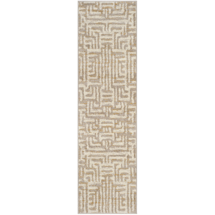 SAFAVIEH Amsterdam Collection AMS106A Ivory / Mauve Rug Image 5