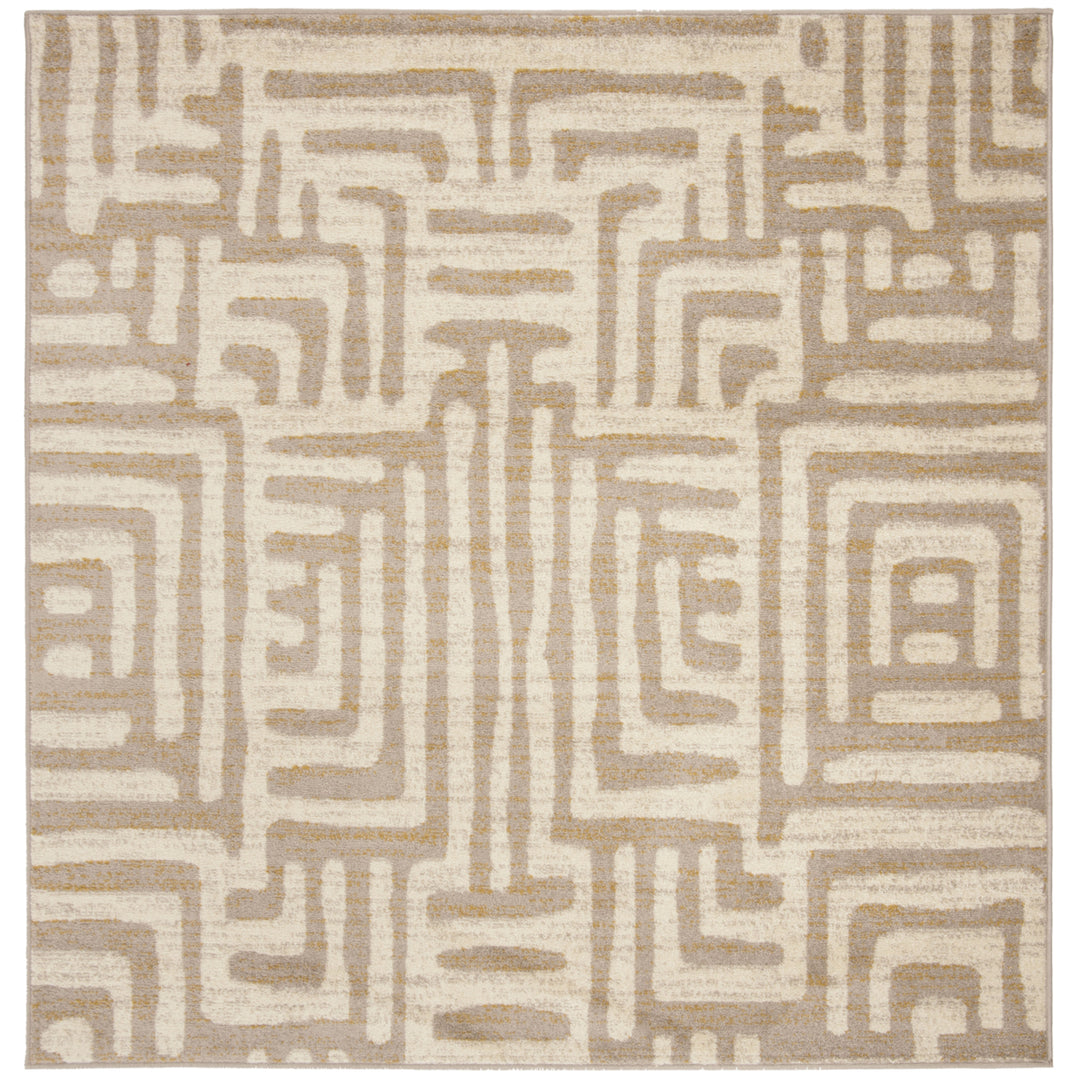 SAFAVIEH Amsterdam Collection AMS106A Ivory / Mauve Rug Image 6