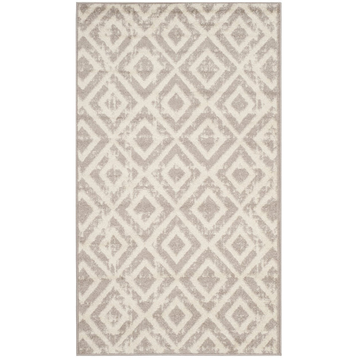 SAFAVIEH Amsterdam Collection AMS105A Ivory / Mauve Rug Image 8