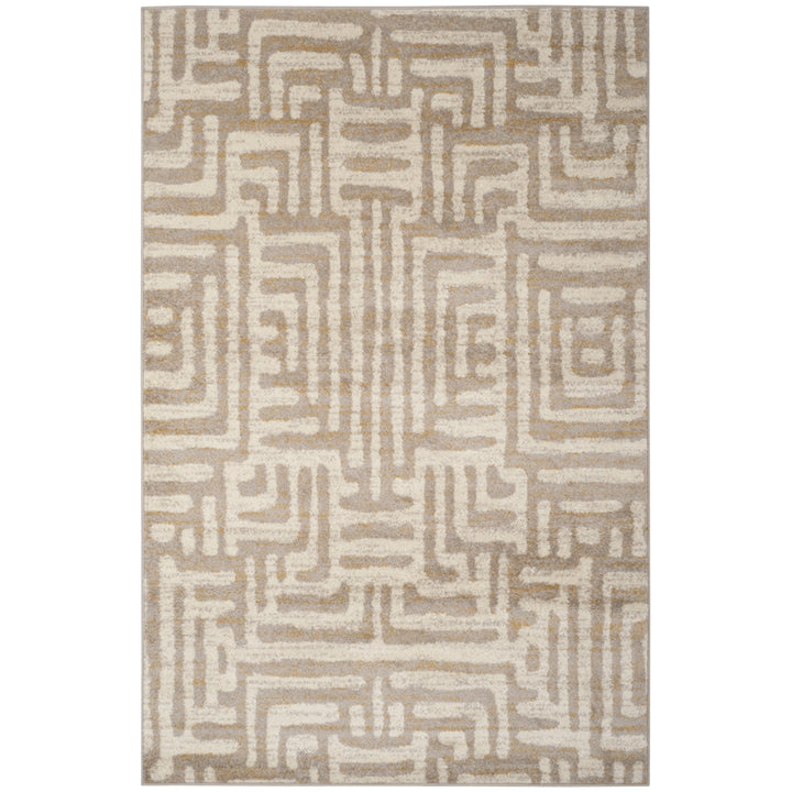 SAFAVIEH Amsterdam Collection AMS106A Ivory / Mauve Rug Image 10