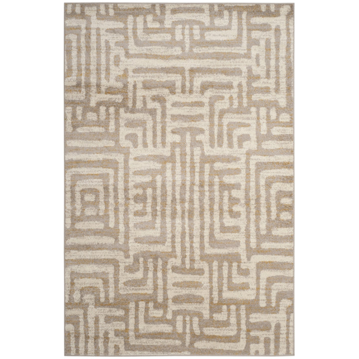 SAFAVIEH Amsterdam Collection AMS106A Ivory / Mauve Rug Image 11